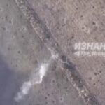 Эпичные кадры уничтожения танка Т-80БВ ВСУшников точным попаданием ПТУР «Корнет»…