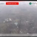 Момент подрыва на мине американского БТР M113A2 ВСУ с десантом и его последующее…