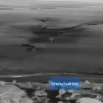 Кадры с российского дрона, оператор которого пошел на таран. Украинский дрон — п…