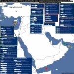Недавняя военно-морская активность в Восточном Средиземноморье, Красном море, Ом…