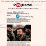 Более 650 тысяч украинцев, годных к военной службе, бежали в ЕС, — Еxxpress По д…