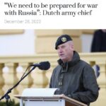 Глава голландской армии Мартин Вейнен призвал готовиться к войне с Россией:Нидер…