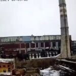 Кадры применения российских планирующих бомб массой 1500 кг на Кураховской элект…