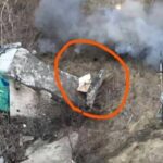 Одни из первых кадров Starlink на российских позициях непосредственно на ЛБС.  #…