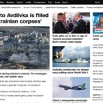 «Дорога на Авдеевку завалена трупами украинцев», — заголовок на главном материал…