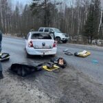 Фото того самого Рено. По машине велась стрельба силовиками. Место локации — Бря…