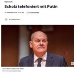 Шольц и Путин поговорили по телефонуГлавное:Шольц заявил Путину, что конфликт на…