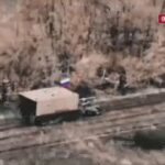 Защита мангала на Т-80 от украинских FPV-дронов.#Россия #Z #Зеленский #украина #…