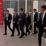 Путин посетил научно-производственный центр беспилотных авиационных систем «Сам…
