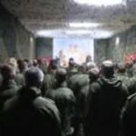 Верующие военные собрались на пасхальные богослужения в полевых храмах соединен…