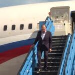 Кадры прибытия Лаврова в Бразилию.Видео: МИД РФ…