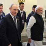 Путин уступил Моди свое место в «Аурусе» во время поездки в Тяньцзине. Российски…
