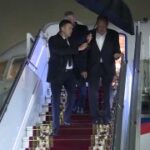 Кадры прибытия Лаврова в Минск.Он примет участие в Международной конференции по…