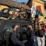 Протесты на Мадагаскаре. Главное:Военнослужащие элитного подразделения CAPSAT 1…