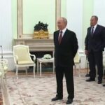 Путин и президент Индонезии начали переговоры в Кремле.Видео: ТАСС/Ruptly…
