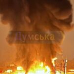 Подстанция в Одессе после прилёта.Местные власти заявляют, что у большей части г…