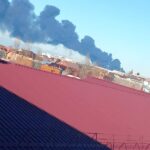 В порту Темрюка Краснодарского края горят два резервуара с нефтепродуктами после…