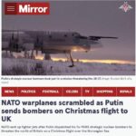 Путин направил свои ядерные бомбардировщики угрожать Великобритании вблизи траек…