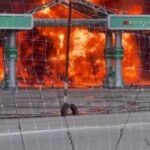 Кадры последствий атаки на АЗС и бензовоз в Славянске.БС в TG  | БС в МАХ …
