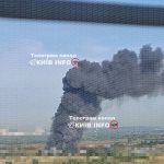 В Киеве очередной пожар на складах с продуктами. Горит склад «АТБ», пожар усилив…