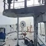 Кадры, снятые на турецком судне, которое атаковали украинские дроны.После атаки …