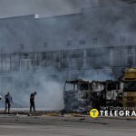 Последствия сегодняшней атаки по центральному складу алкогольной и продуктовой п…