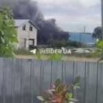 В Броварском районе под Киевом атакованы склады McDonald’s.#Россия #Z #СВО #укра…